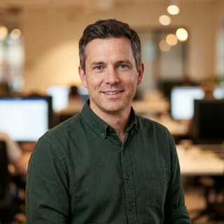 Daniel Carter, oppført som teknologidirektør hos Løve Avkastvik, i et profilbilde